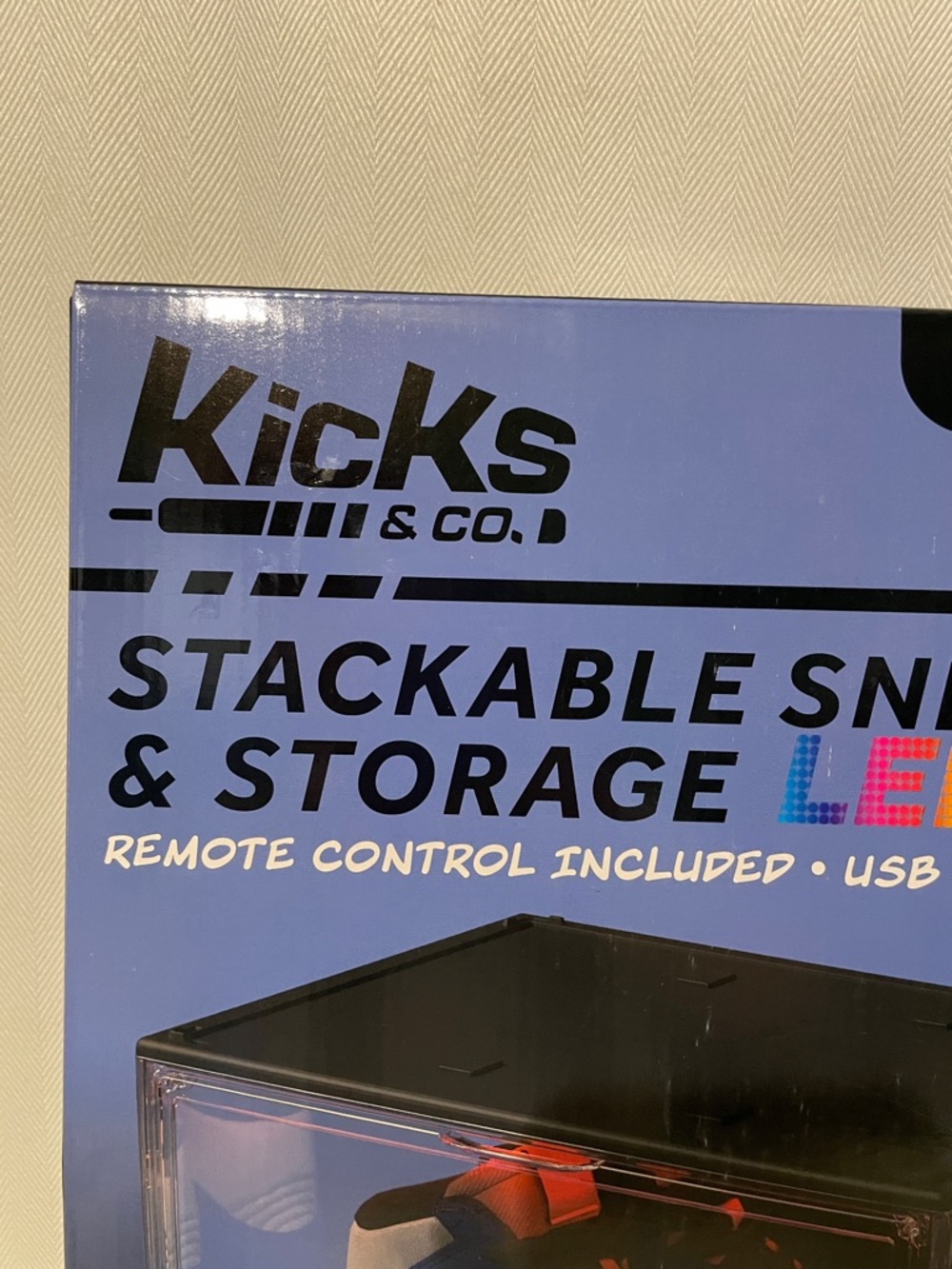 Kicks & Co. Stackable Sneaker Storage LED Box - - Picture 6 of 16